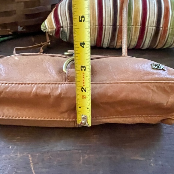 THE SAK Cognac Leather Crossbody - Picture 11 of 16